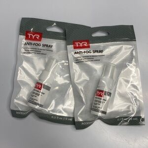 NEW TYR bundle 2 anti fog spray & 1 silicone molded ear plugs